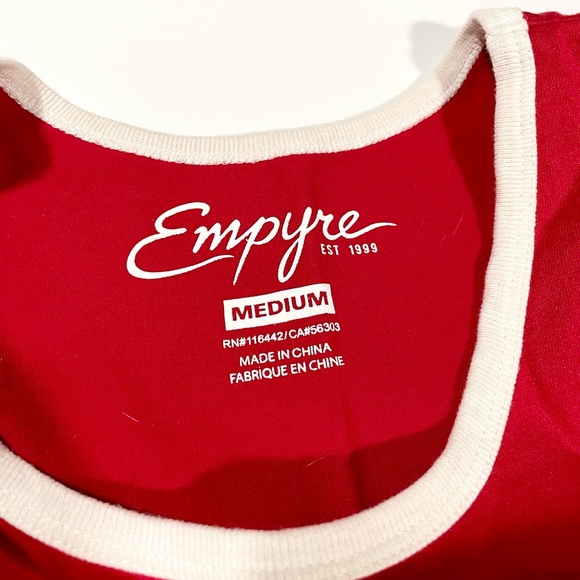 Empyre Sport 1999 Throw Back Edition Red White Blue Tank Top - Size Medium - Picture 3 of 8